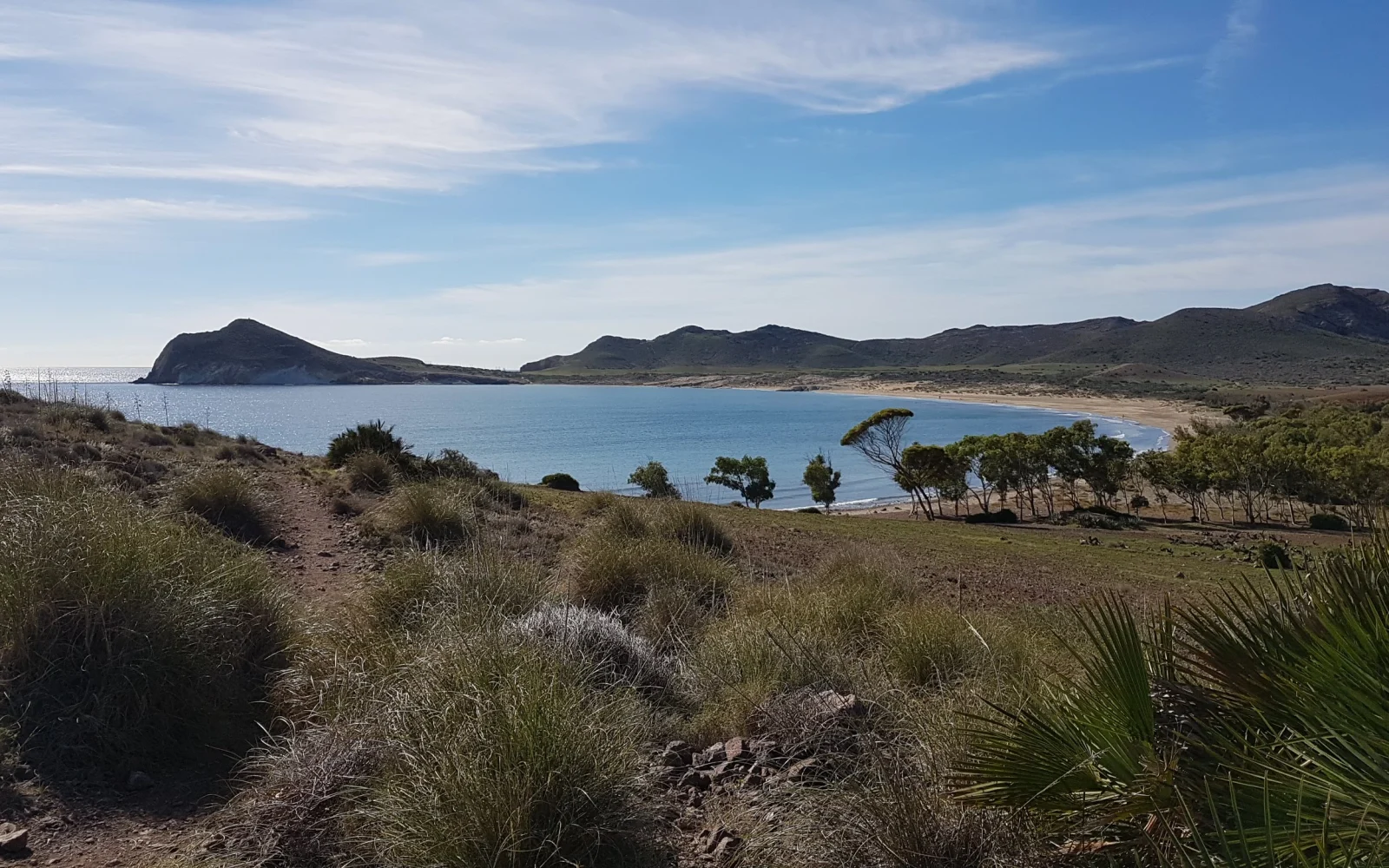 Playa de los Genoveses y su amplia ensenada natural