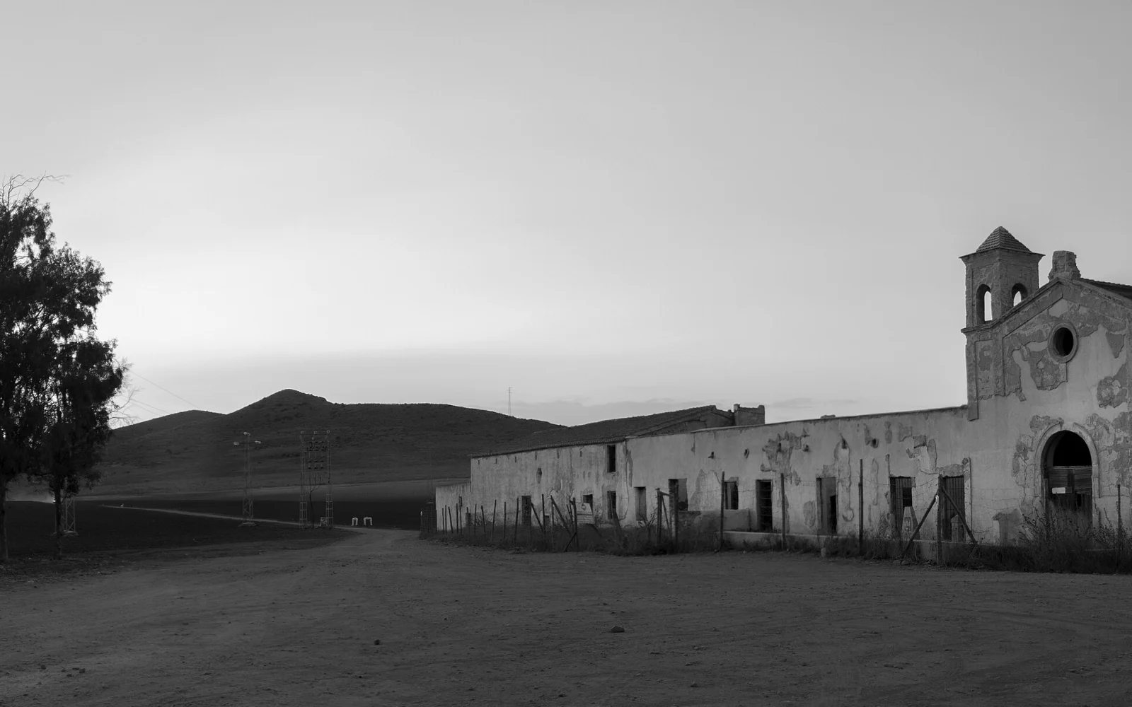 Panorámica del Cortijo del Fraile y el paisaje agrícola que lo rodea