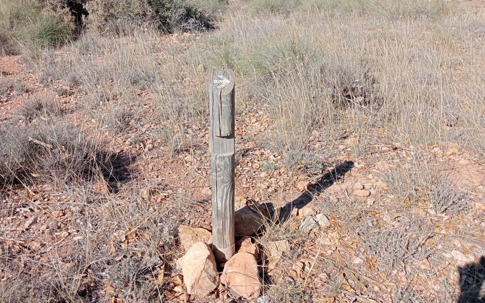 Trazado señalizado del Sendero de Las Amoladeras