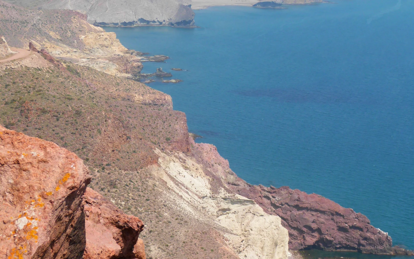 Costa de Vela Blanca en la etapa entre La Fabriquilla y San José