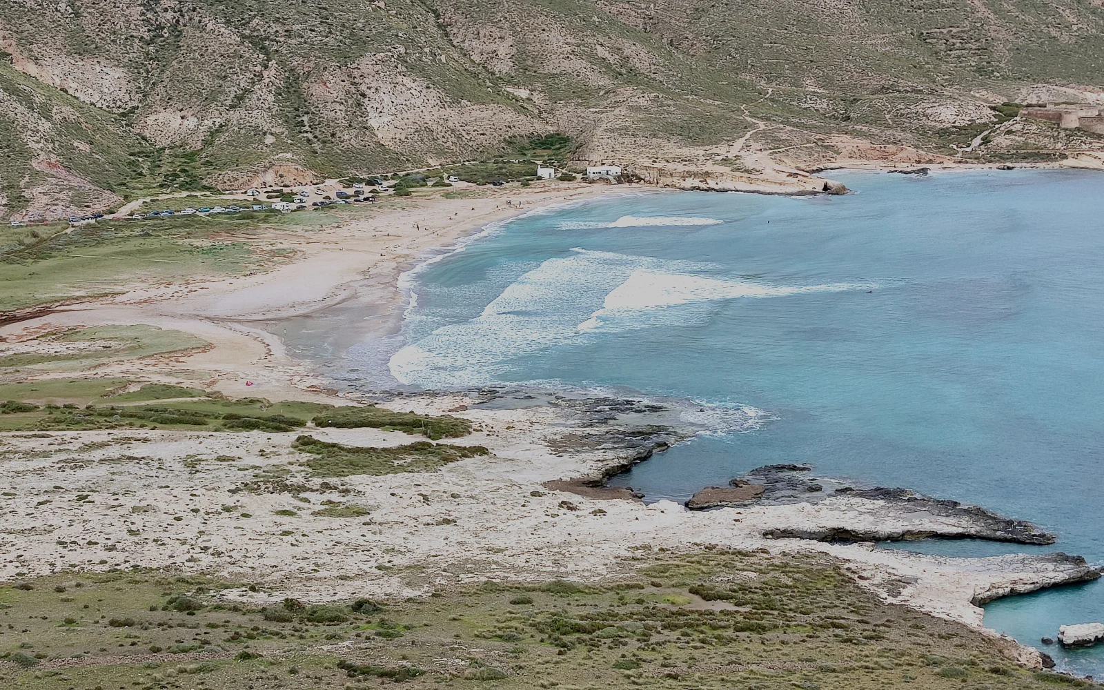 El Playazo entre La Molata y el Castillo de San Ramón